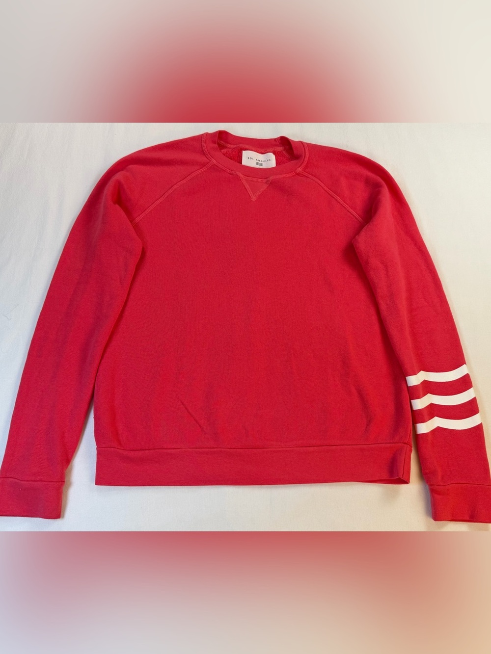Sol Angeles Essential Coastal Waves Crew Neck Cotton Sweatshirt - Picture 3 of 7